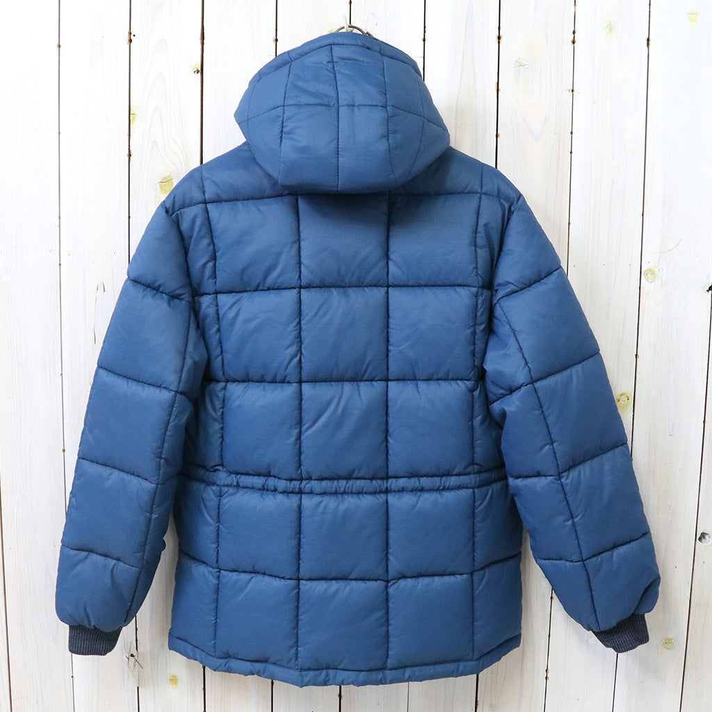Double RL : QUILTED RIPSTOP HOODED JACKET (VINTAGE BLUE)