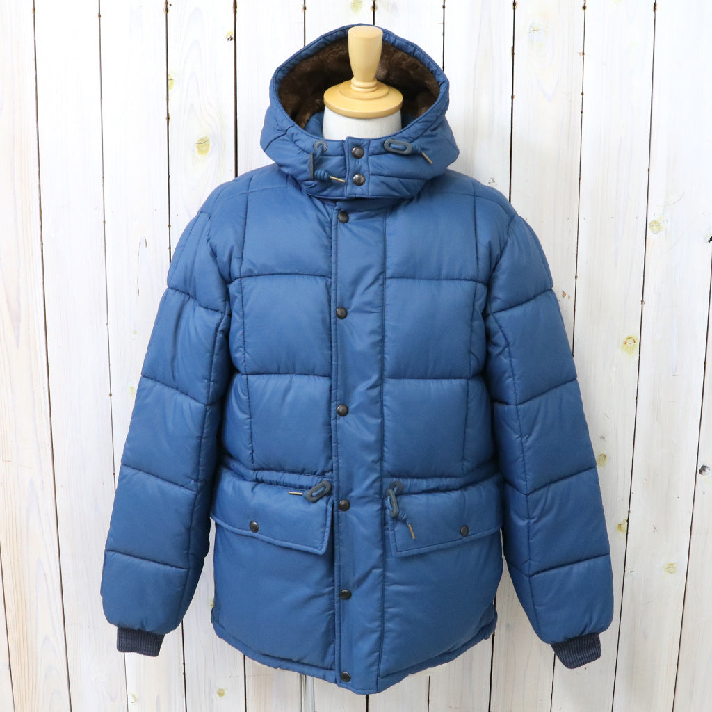 Double RL : QUILTED RIPSTOP HOODED JACKET (VINTAGE BLUE)