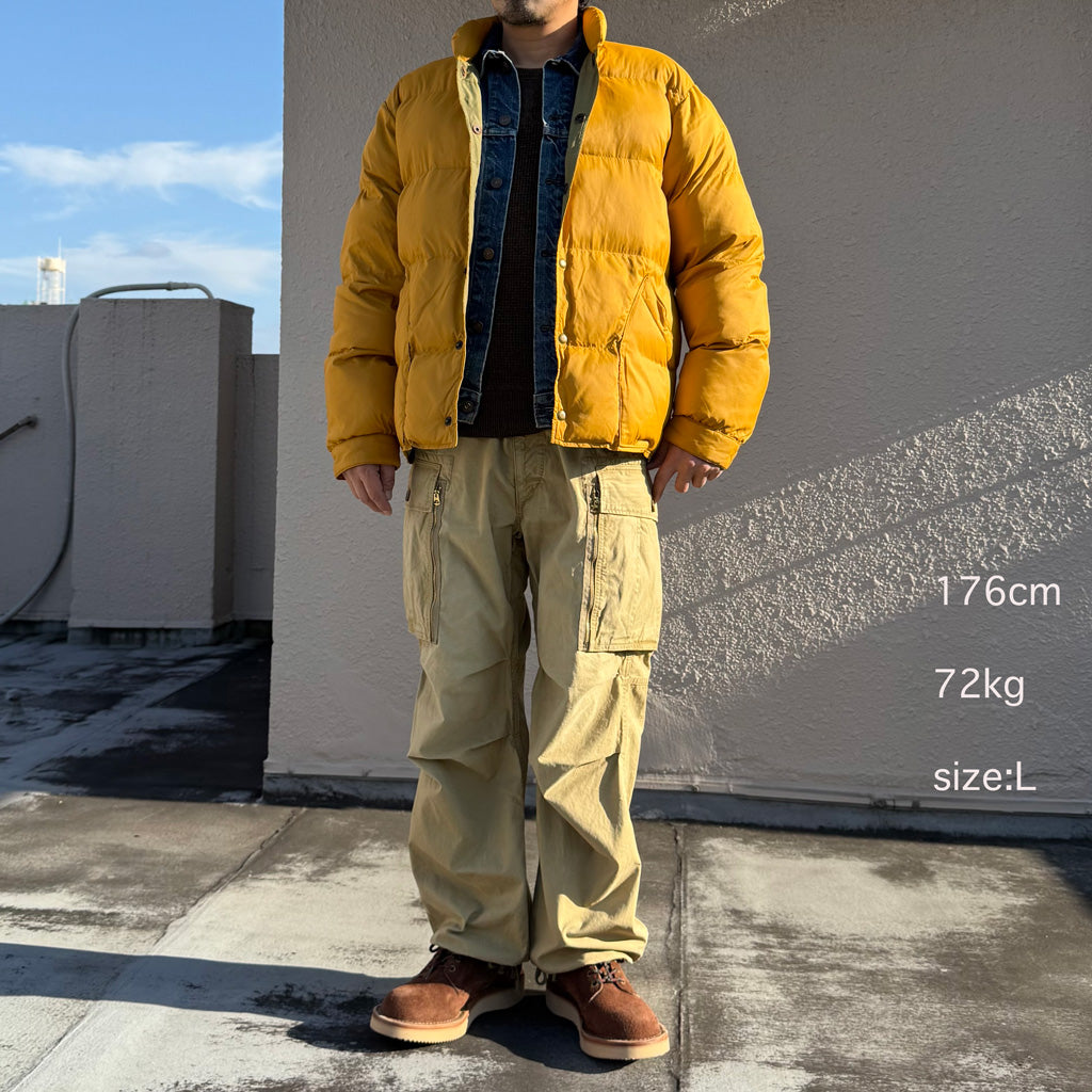 【SALE40%OFF】Double RL : QUILTED RIPSTOP JACKET (VINTAGE YELLOW)