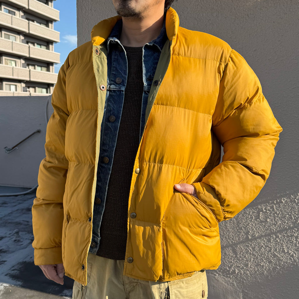【SALE40%OFF】Double RL : QUILTED RIPSTOP JACKET (VINTAGE YELLOW)