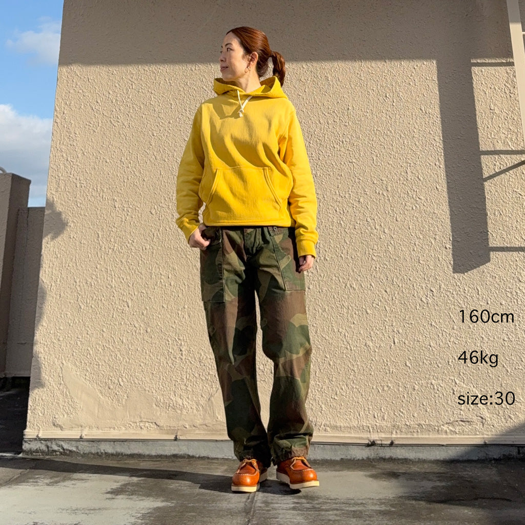 Double RL : CAMO POPLIN CARGO FIELD PANT