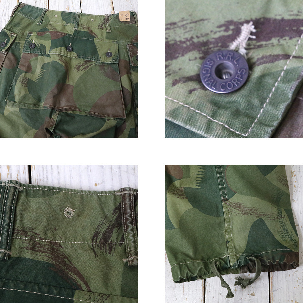 Double RL : CAMO POPLIN CARGO FIELD PANT