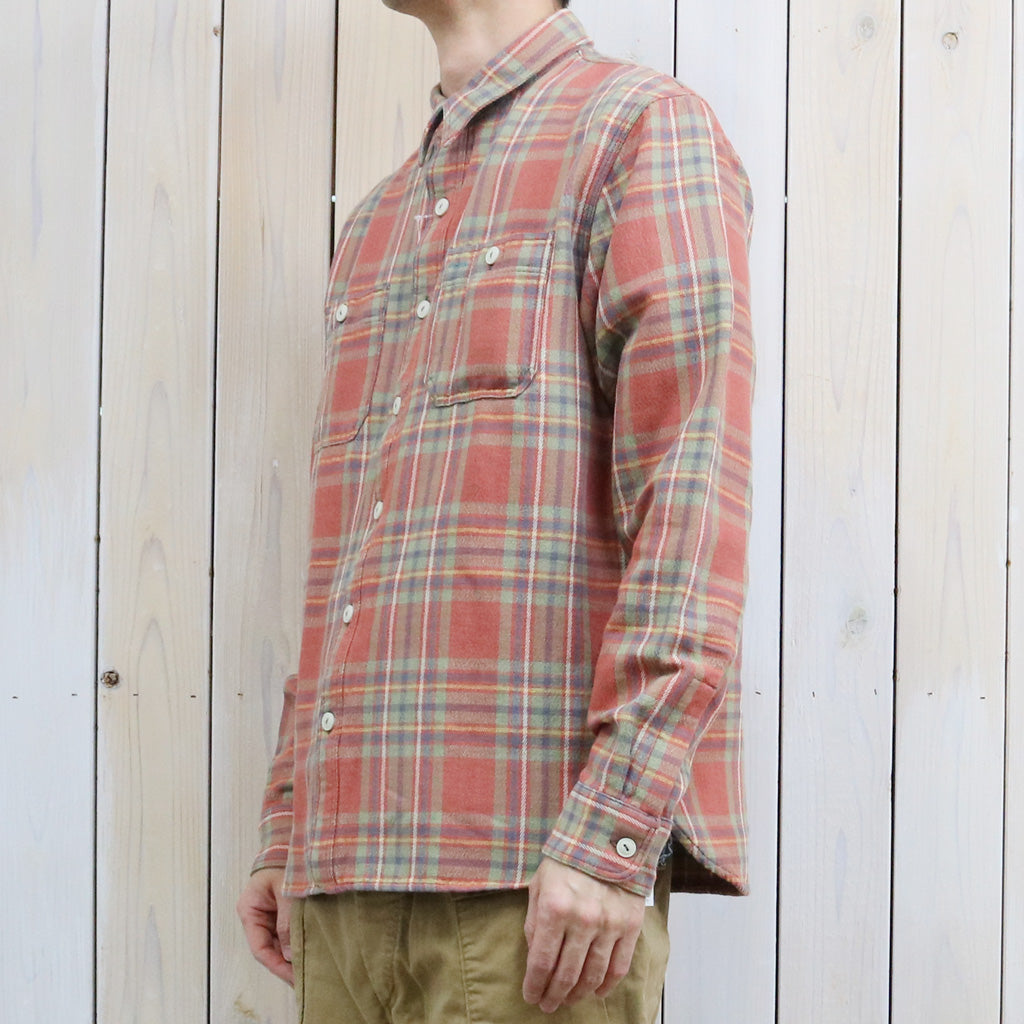 【SALE30%OFF】Double RL : PLAID TWILL WORKSHIRT (RED/BLUE/GREEN)