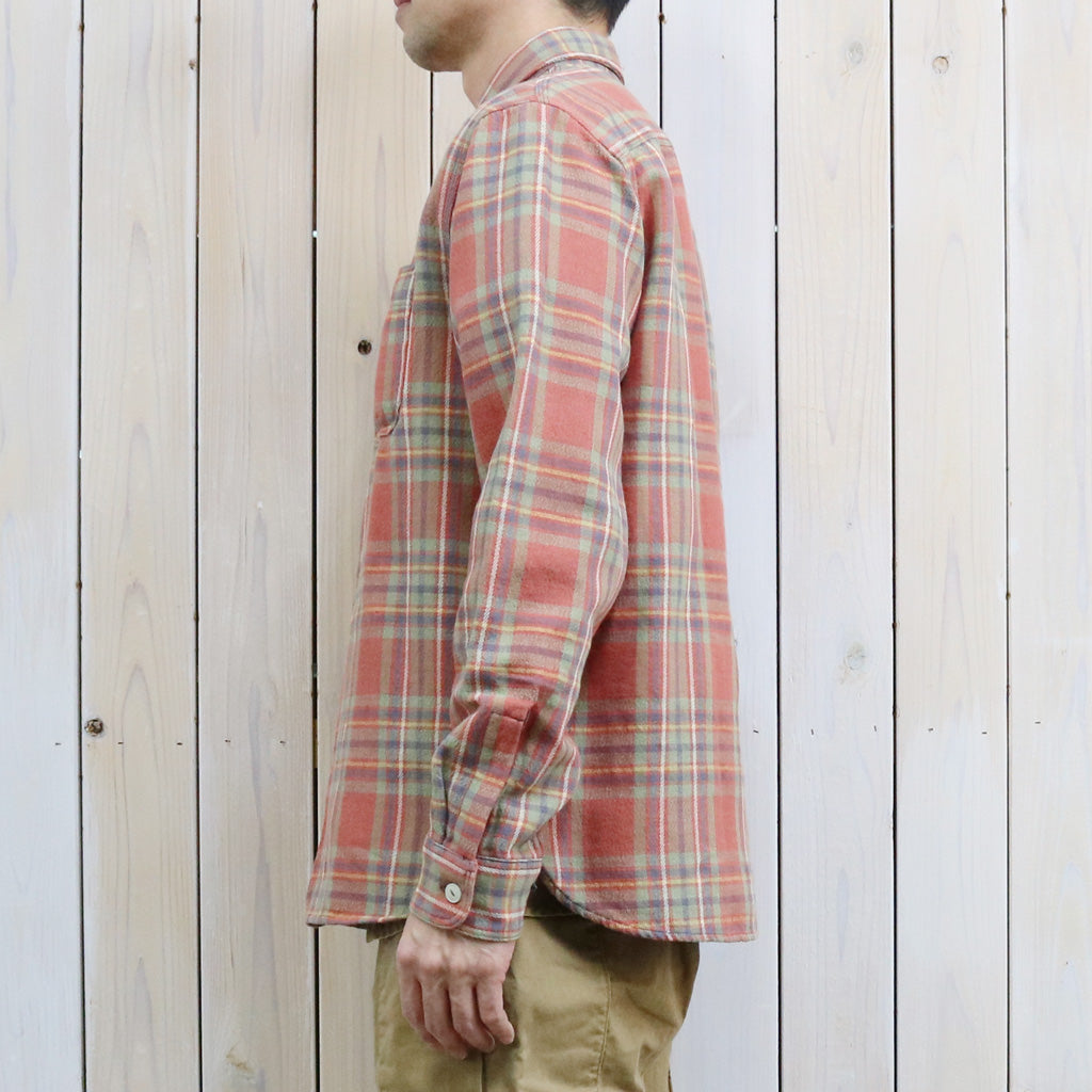 【SALE30%OFF】Double RL : PLAID TWILL WORKSHIRT (RED/BLUE/GREEN)
