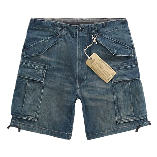 Double RL : SEDGWICK REGIMENT DENIM CARGO SHORT