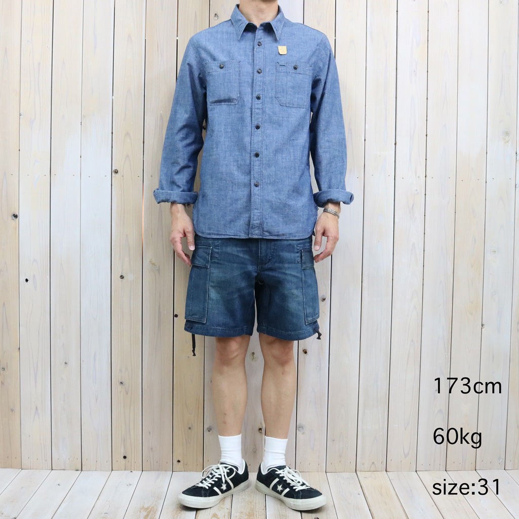Double RL : SEDGWICK REGIMENT DENIM CARGO SHORT