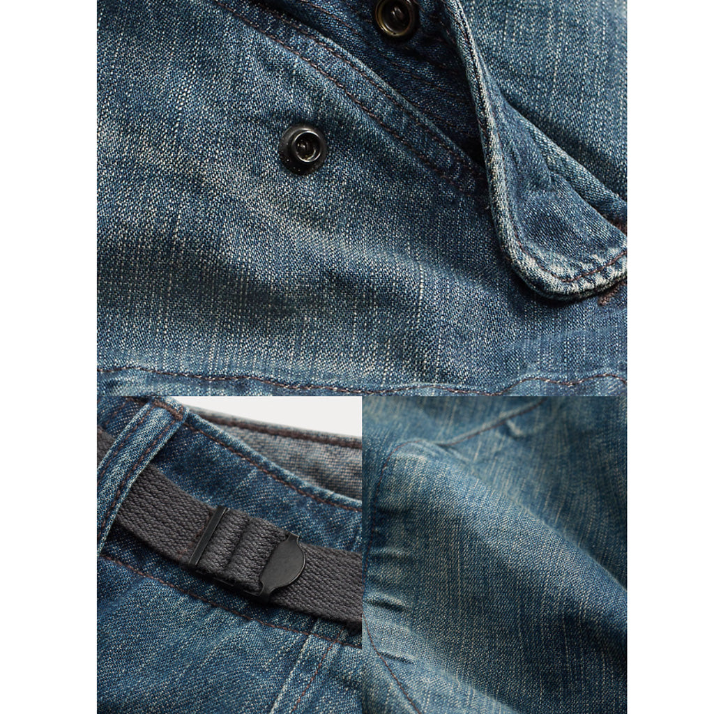 Double RL : SEDGWICK REGIMENT DENIM CARGO SHORT