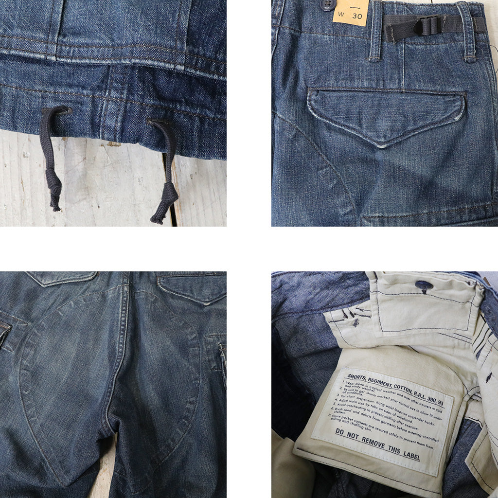 Double RL : SEDGWICK REGIMENT DENIM CARGO SHORT