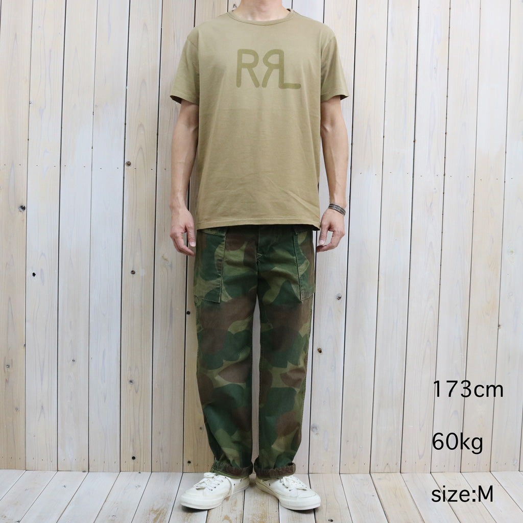 Double RL : RRL RANCH LOGO T-SHIRT (NEW TAN)