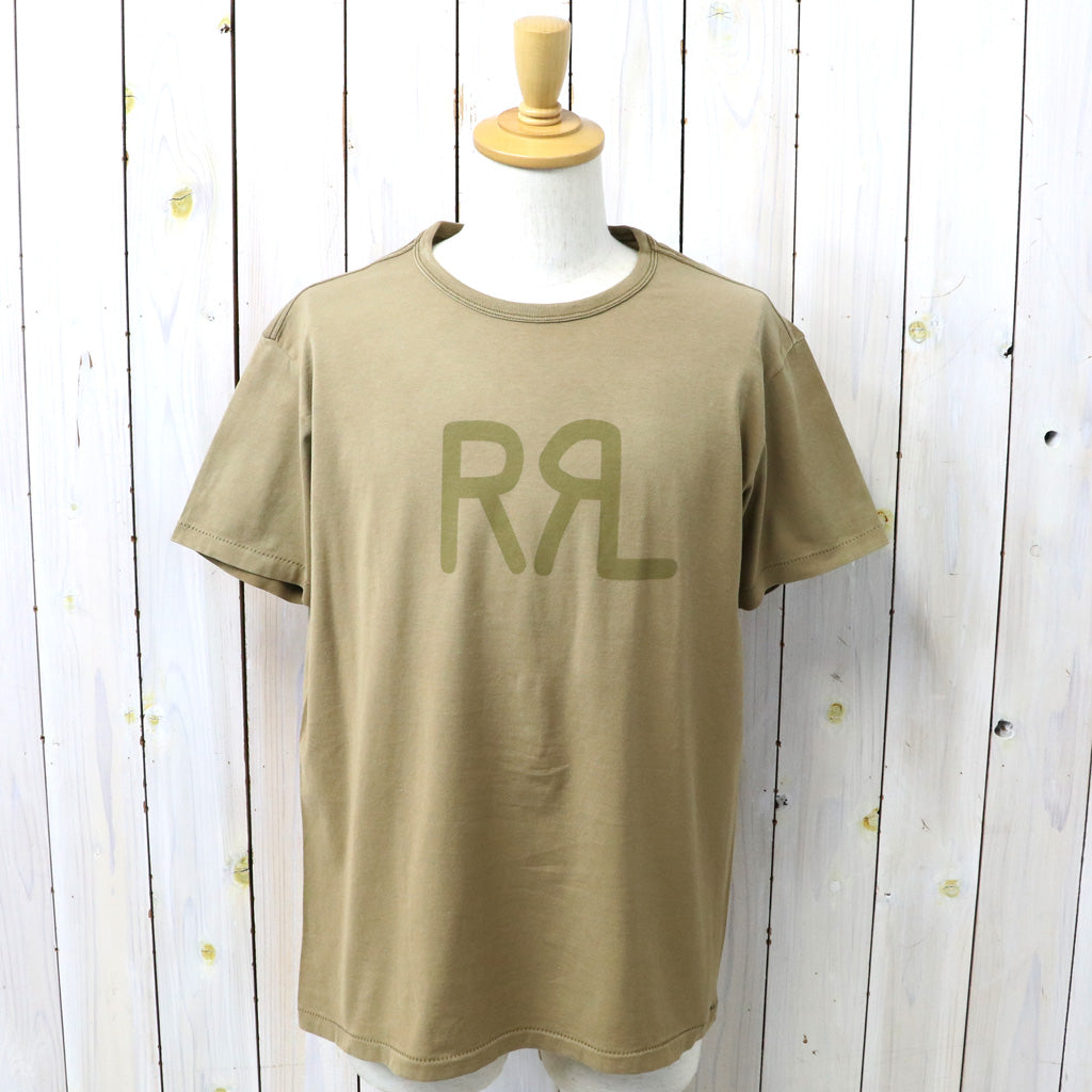 Double RL : RRL RANCH LOGO T-SHIRT (NEW TAN)
