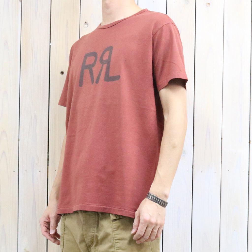 Double RL : RRL RANCH LOGO T-SHIRT (RED SNAPPER)