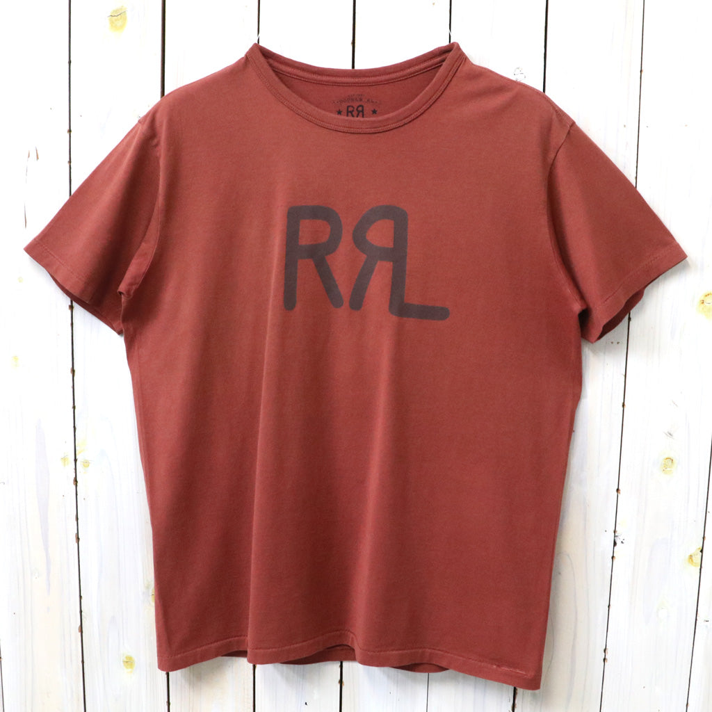 Double RL : RRL RANCH LOGO T-SHIRT (RED SNAPPER)