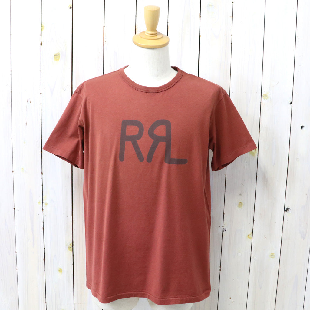 Double RL : RRL RANCH LOGO T-SHIRT (RED SNAPPER)