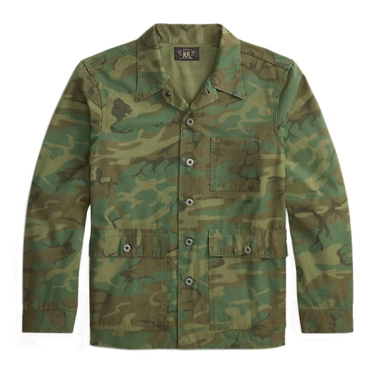 Double RL : CAMO RIPSTOP OVERSHIRT