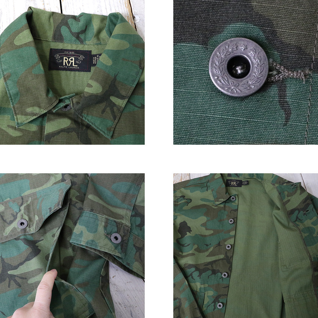 Double RL : CAMO RIPSTOP OVERSHIRT