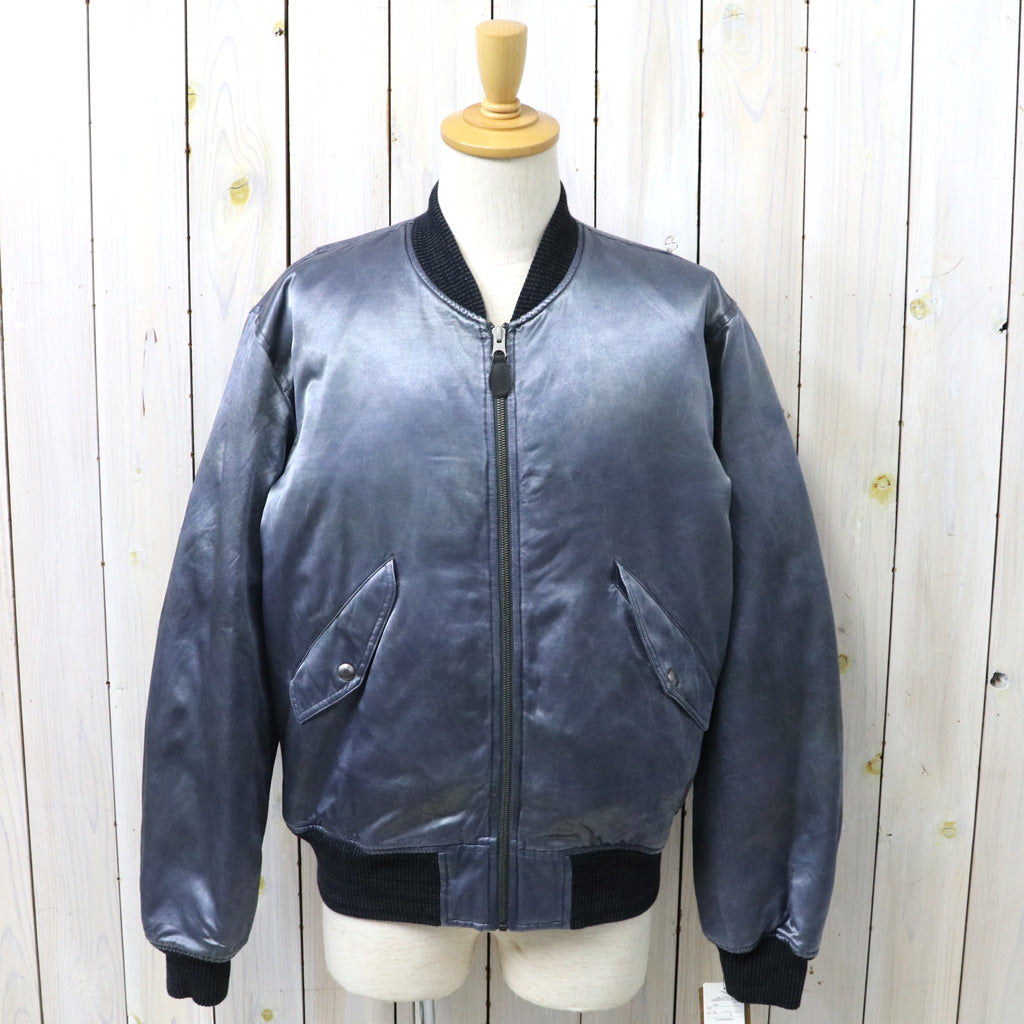 【SALE30%OFF】Double RL : EMBROIDERED SATIN FLIGHT JACKET