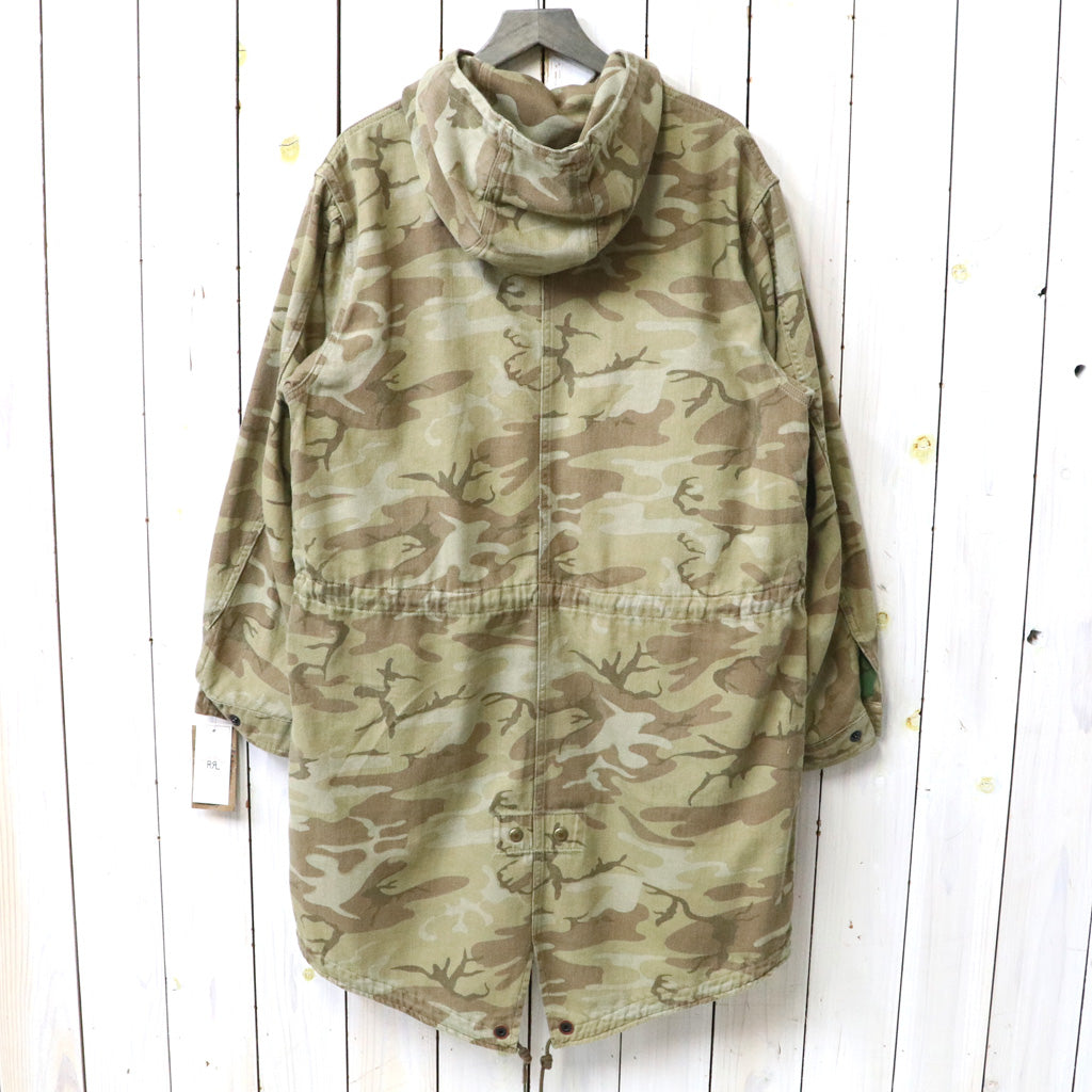 【SALE30%OFF】Double RL : DOUBLE-SIDED CAMO TWILL PARKA