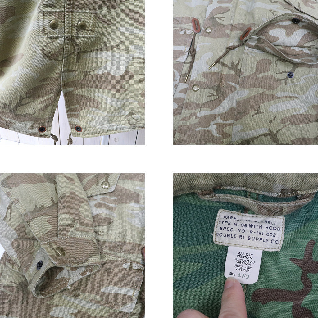 【SALE30%OFF】Double RL : DOUBLE-SIDED CAMO TWILL PARKA