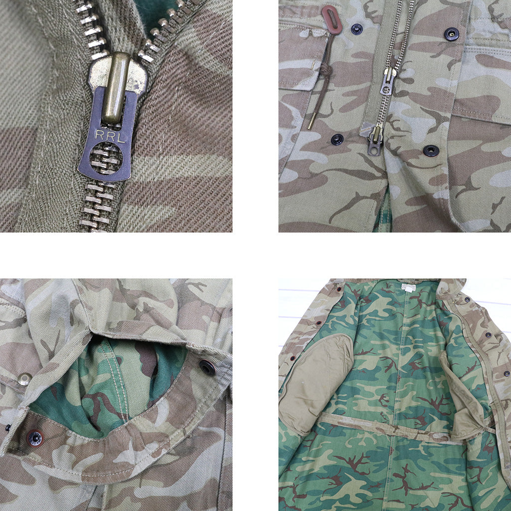 【SALE30%OFF】Double RL : DOUBLE-SIDED CAMO TWILL PARKA