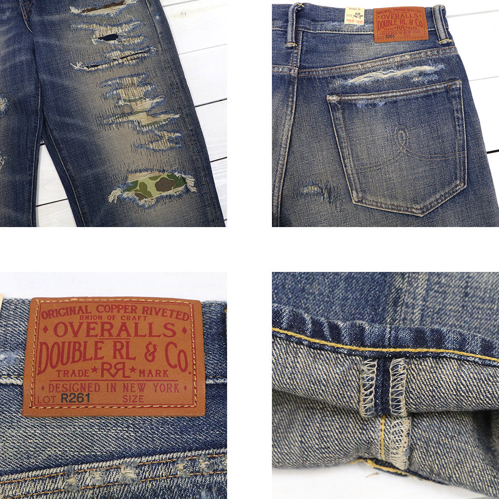 【SALE30%OFF】Double RL : VINTAGE 5-POCKET AVERIE JEAN