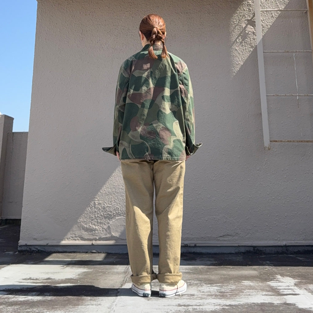 【SALE30%OFF】Double RL : CAMO POPLIN OVERSHIRT
