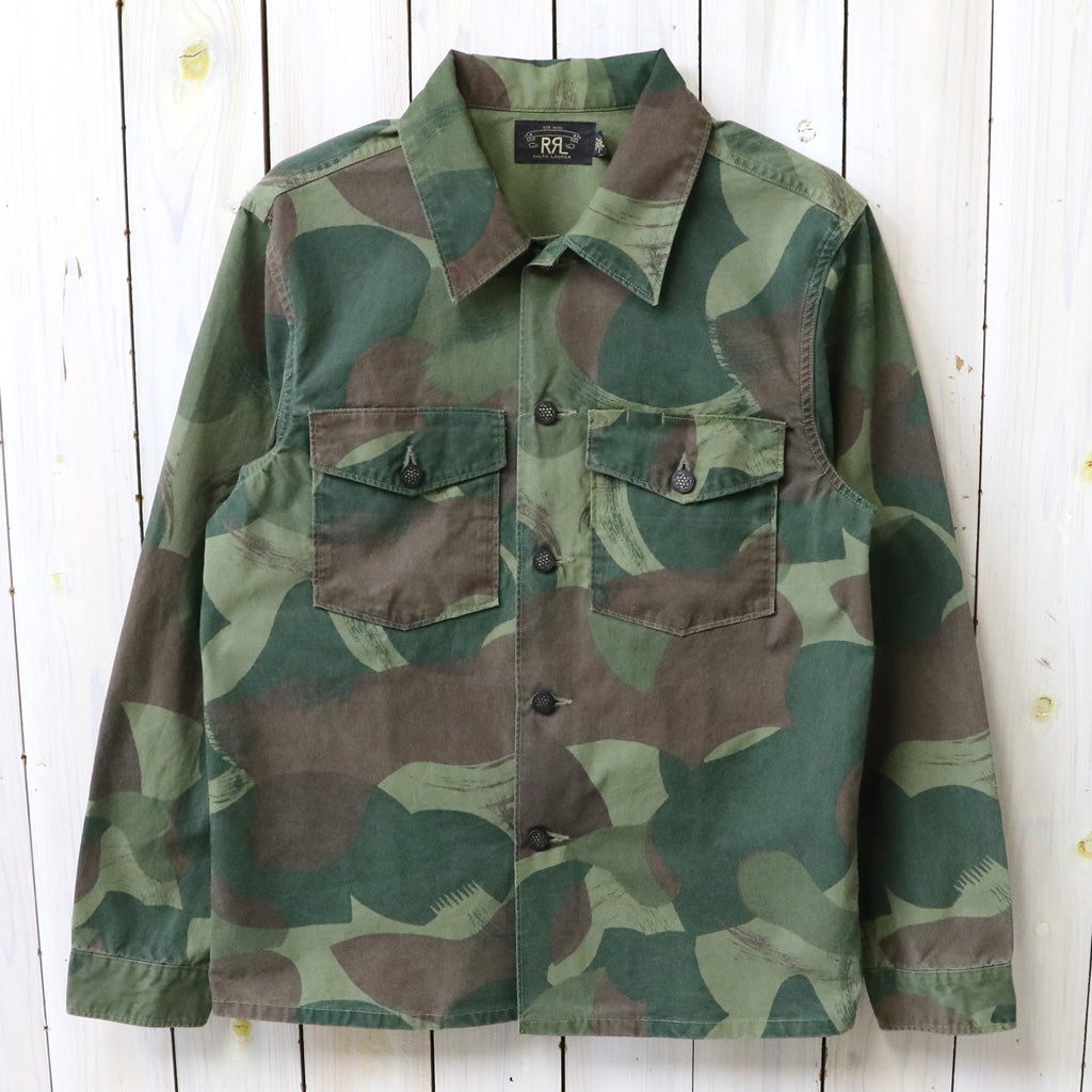 【SALE30%OFF】Double RL : CAMO POPLIN OVERSHIRT
