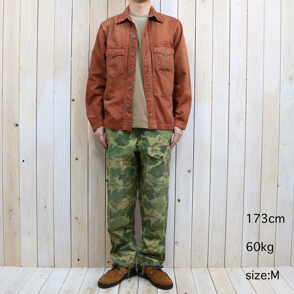 【SALE30%OFF】Double RL : EMBROIDERED HERRINGBONE TWILL OVERSHIRT