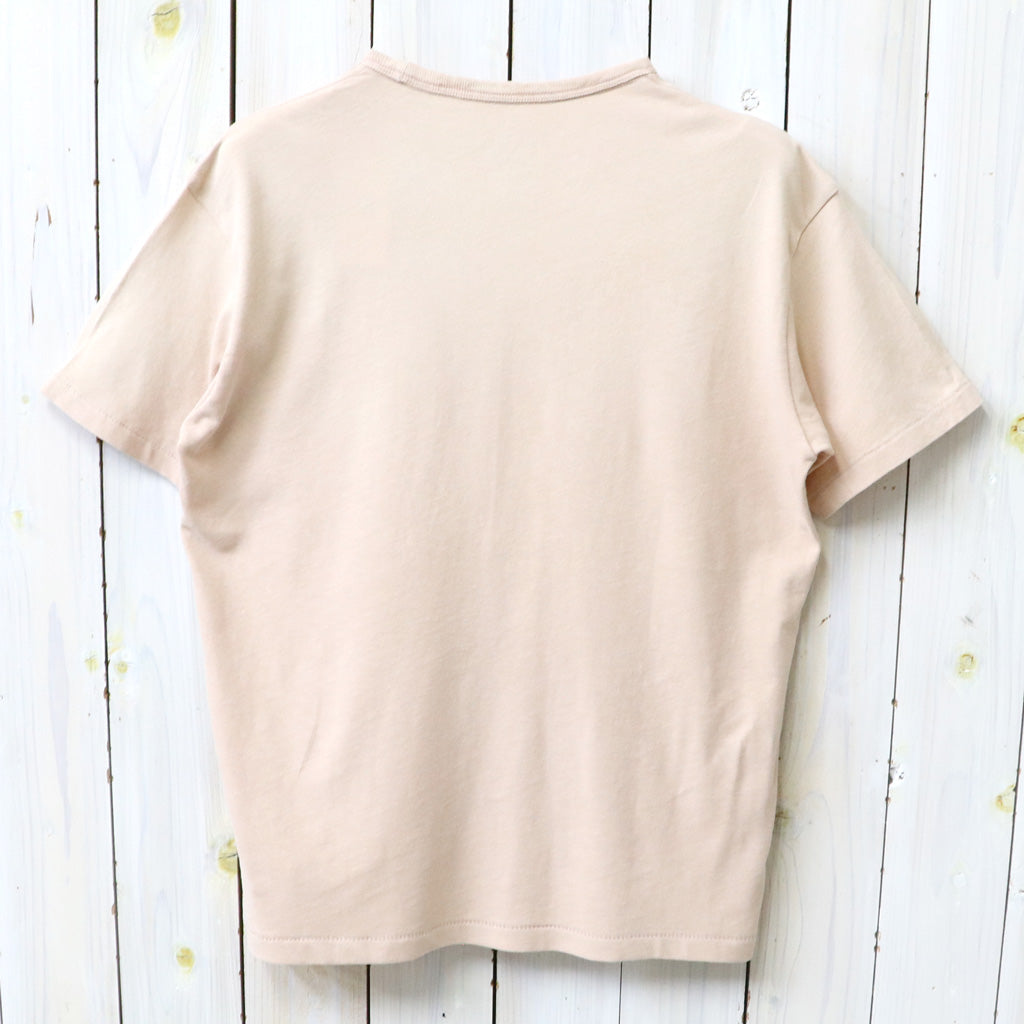 【SALE30%OFF】Double RL : COTTON HEMP GRAPHIC T-SHIRT (FADED PINK)