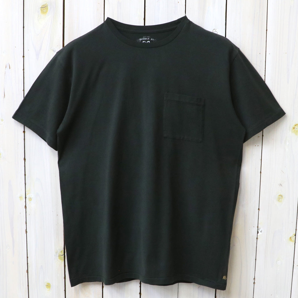 Double RL : JERSEY POCKET T-SHIRT (BLACK)