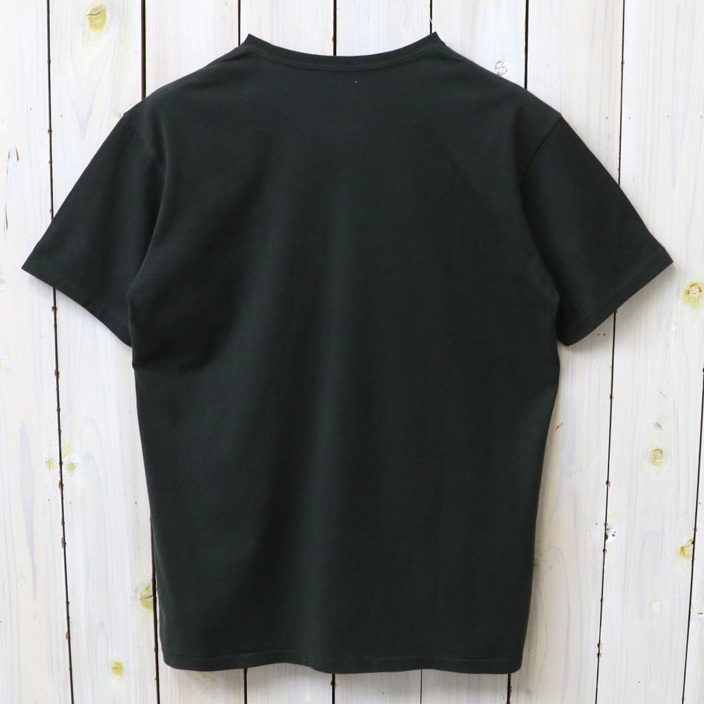 Double RL : JERSEY POCKET T-SHIRT (BLACK)