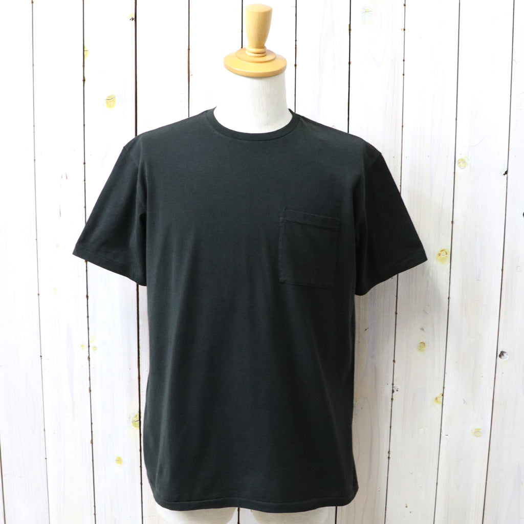 Double RL : JERSEY POCKET T-SHIRT (BLACK)