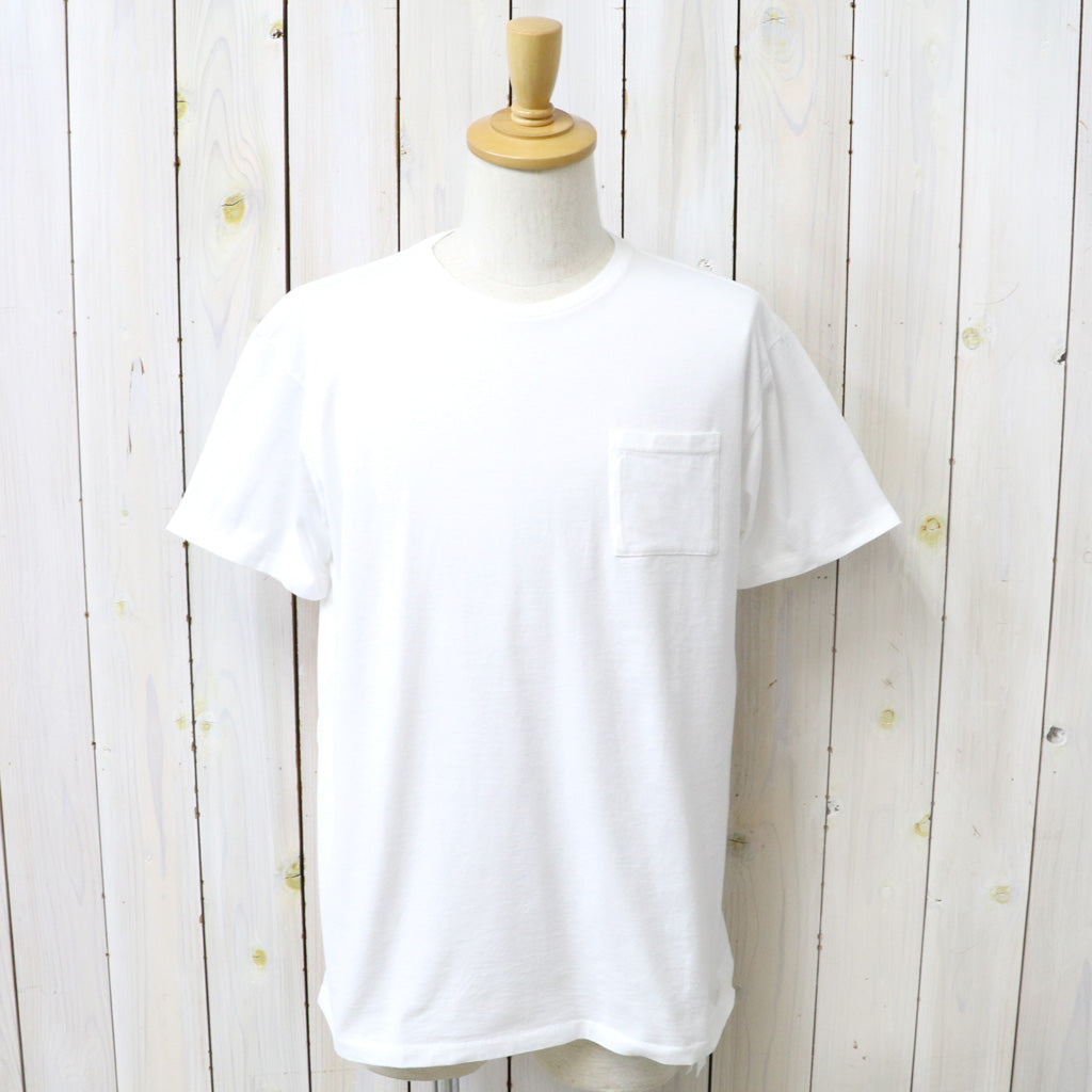 Double RL : JERSEY POCKET T-SHIRT (WHITE)