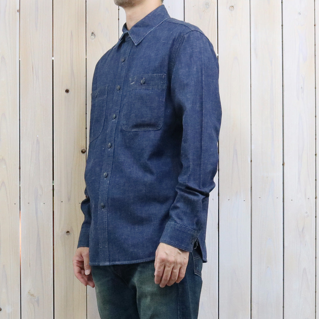 Double RL : INDIGO DENIM WORK SHIRT (INDIGO RINSE)