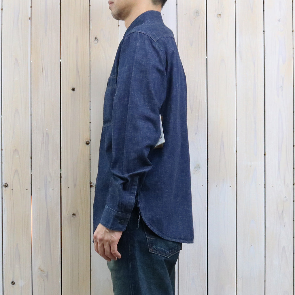 Double RL : INDIGO DENIM WORK SHIRT (INDIGO RINSE)