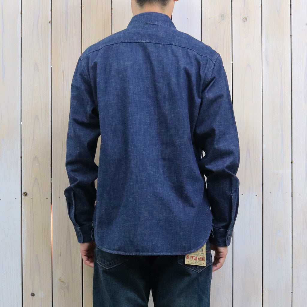 Double RL : INDIGO DENIM WORK SHIRT (INDIGO RINSE)