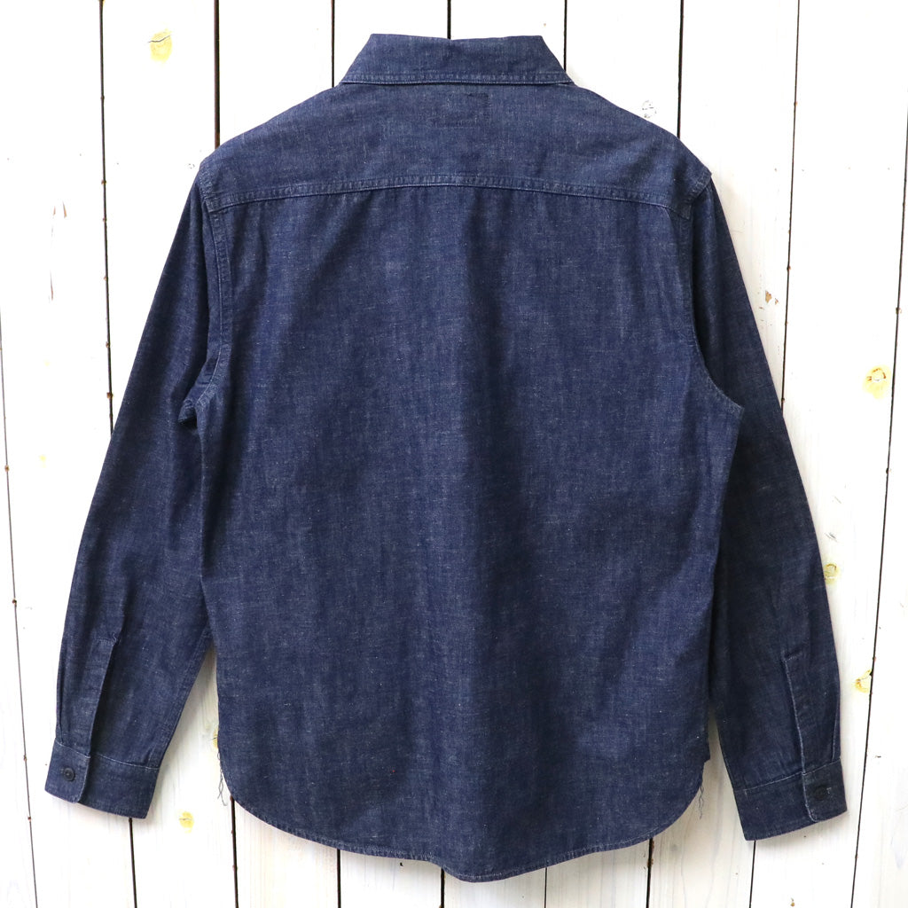 Double RL : INDIGO DENIM WORK SHIRT (INDIGO RINSE)