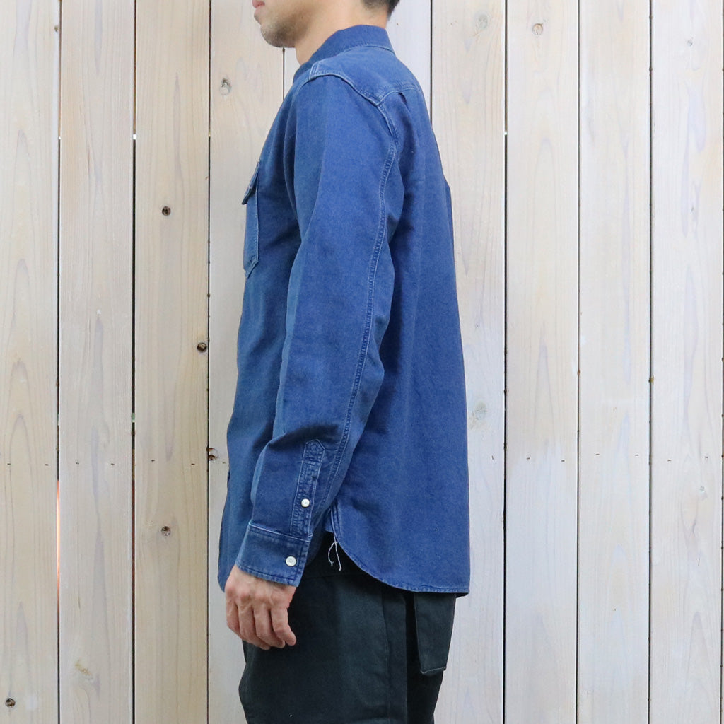 Double RL : INDIGO OXFORD WORK SHIRT
