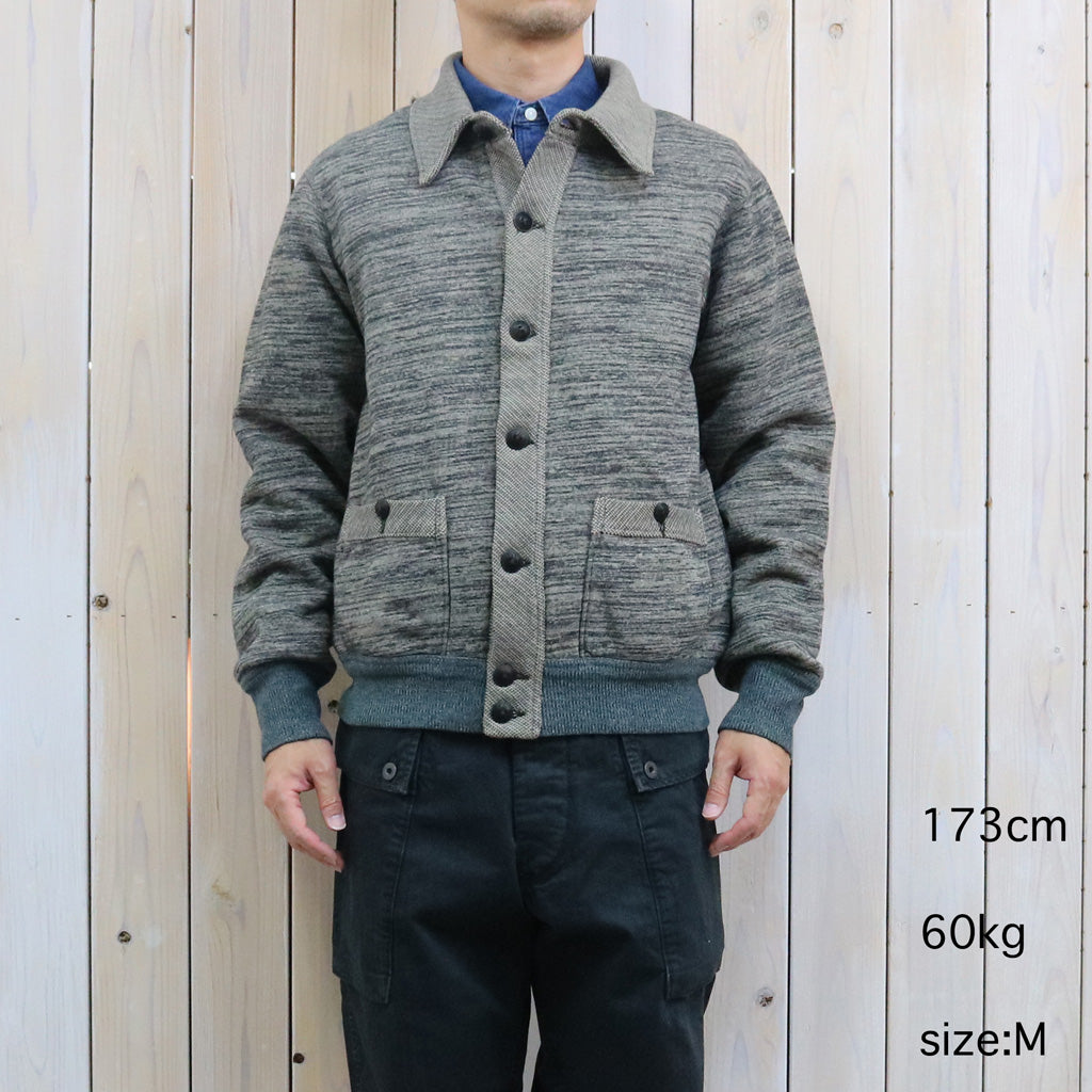 Double RL : HEATHERED COTTON BLEND CARDIGAN