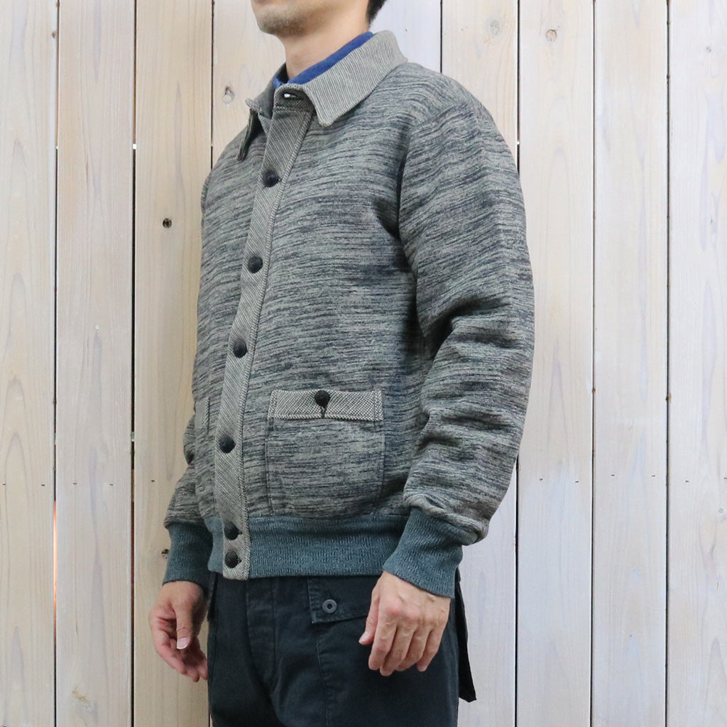 Double RL : HEATHERED COTTON BLEND CARDIGAN