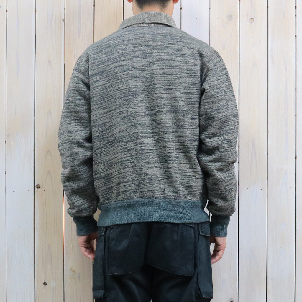 Double RL : HEATHERED COTTON BLEND CARDIGAN