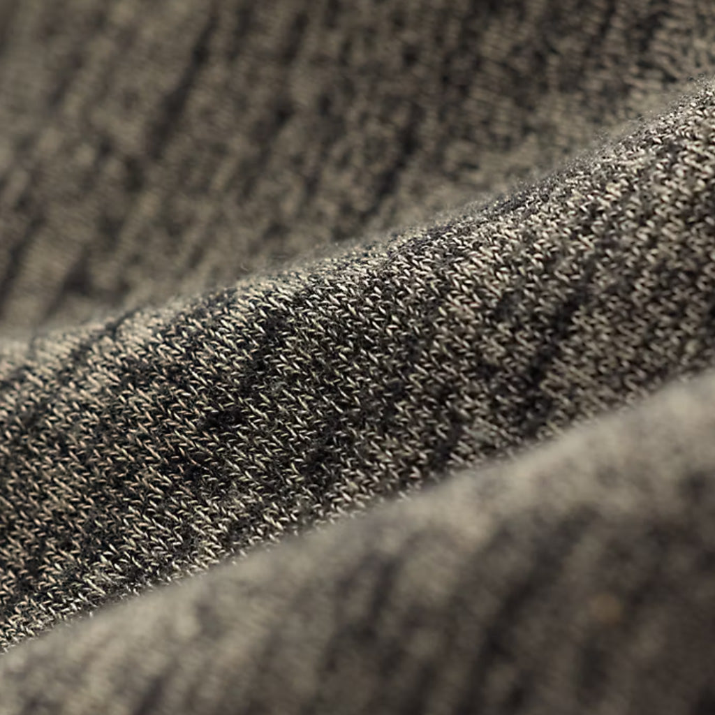 Double RL : HEATHERED COTTON BLEND CARDIGAN