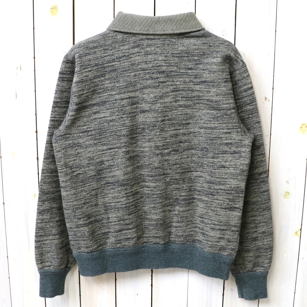 Double RL : HEATHERED COTTON BLEND CARDIGAN