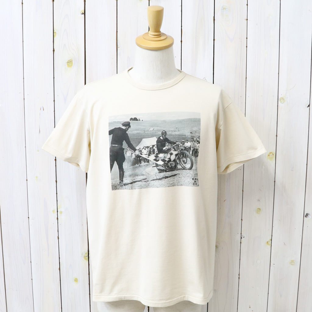Double RL : JERSEY GRAPHIC T-SHIRT (PAPER WHITE)