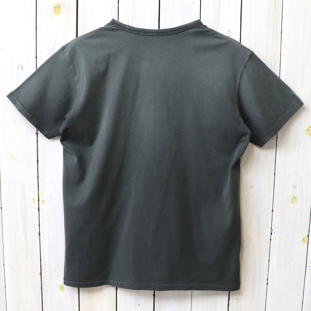 Double RL : SKULL PATCH JERSEY T-SHIRT (FADED BLACK)