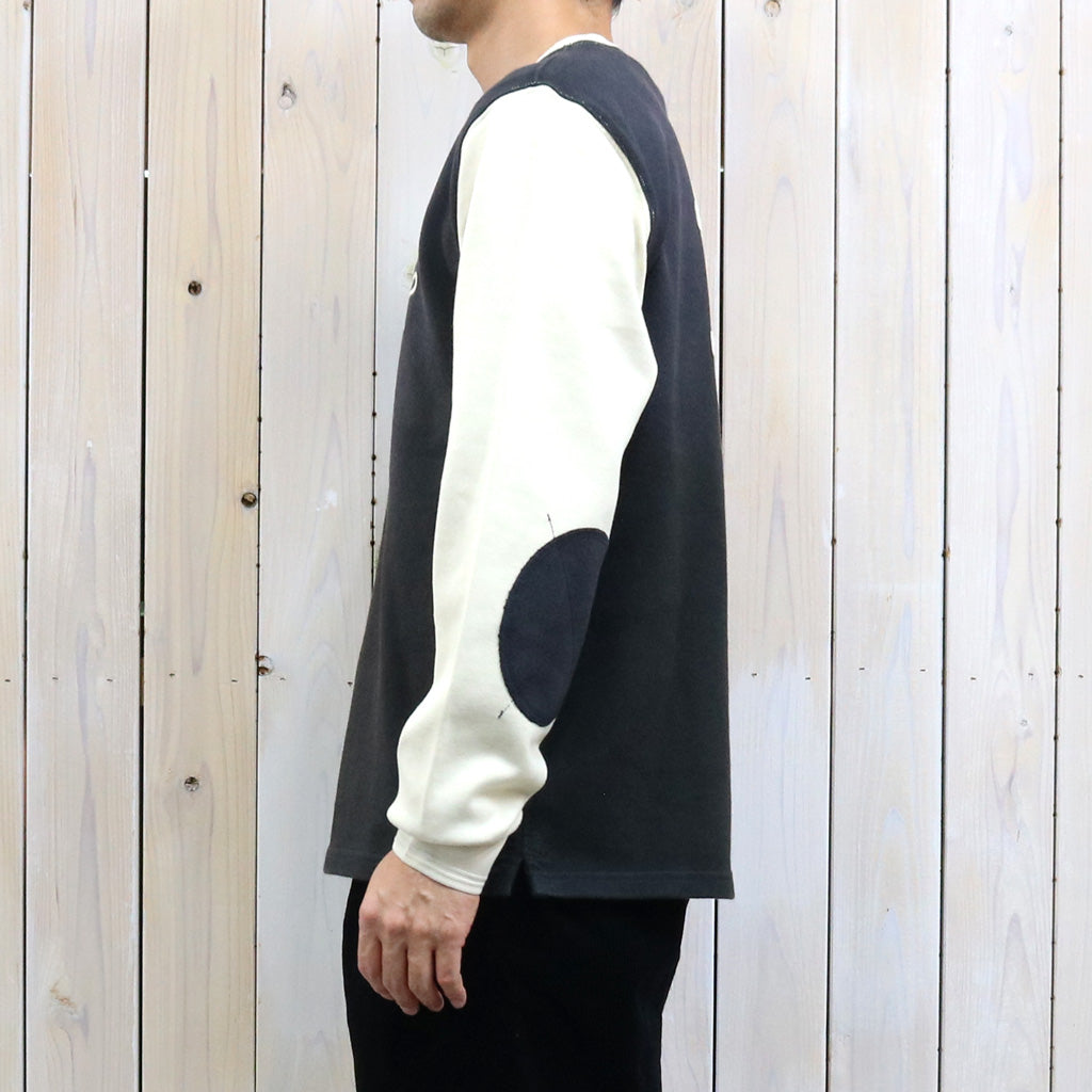 Double RL : LOGO 2TONE JERSEY T-SHIRT (FADED BLACK/MULTI)