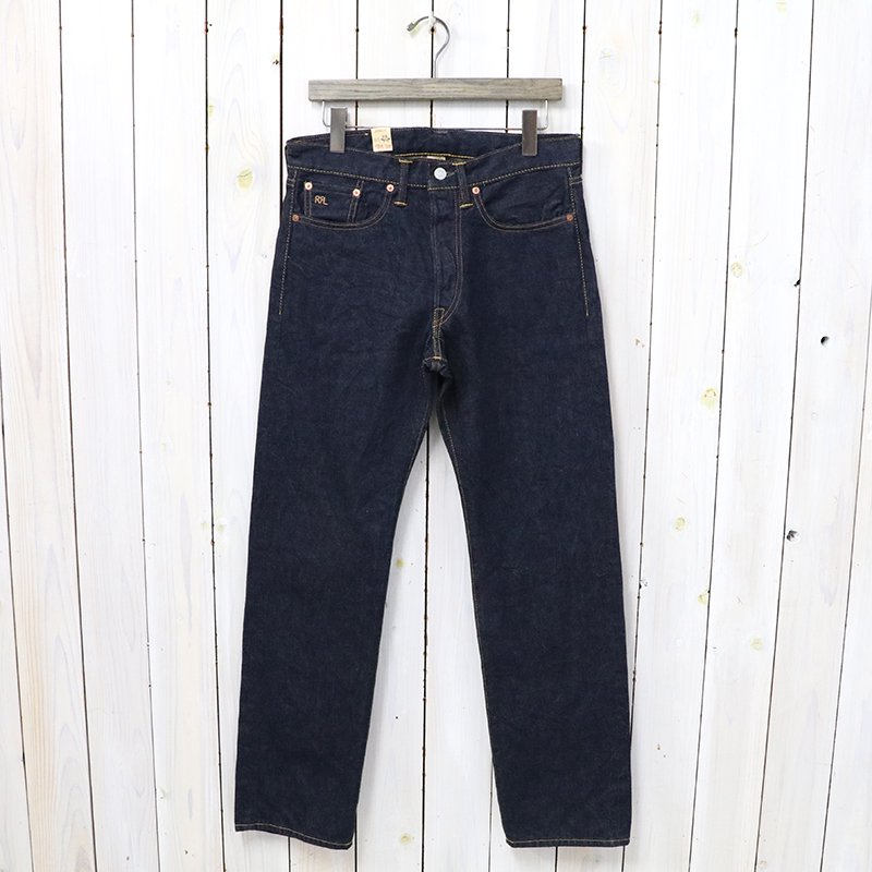 Double RL : STRAIGHT FIT SELVEDGE JEAN (BLUE)