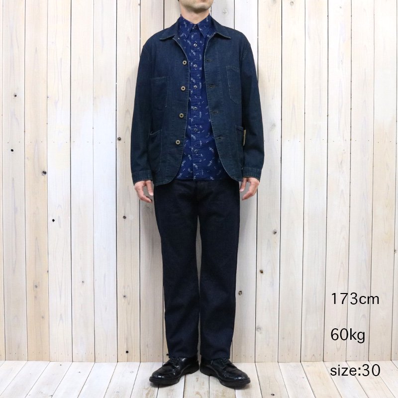 Double RL : STRAIGHT FIT SELVEDGE JEAN (BLUE)
