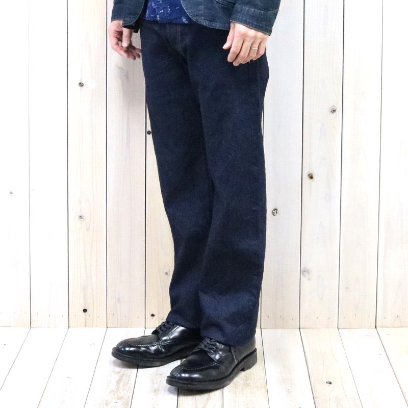 Double RL : STRAIGHT FIT SELVEDGE JEAN (BLUE)