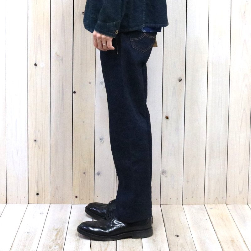 Double RL : STRAIGHT FIT SELVEDGE JEAN (BLUE)