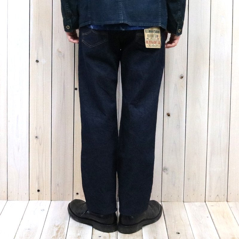Double RL : STRAIGHT FIT SELVEDGE JEAN (BLUE)